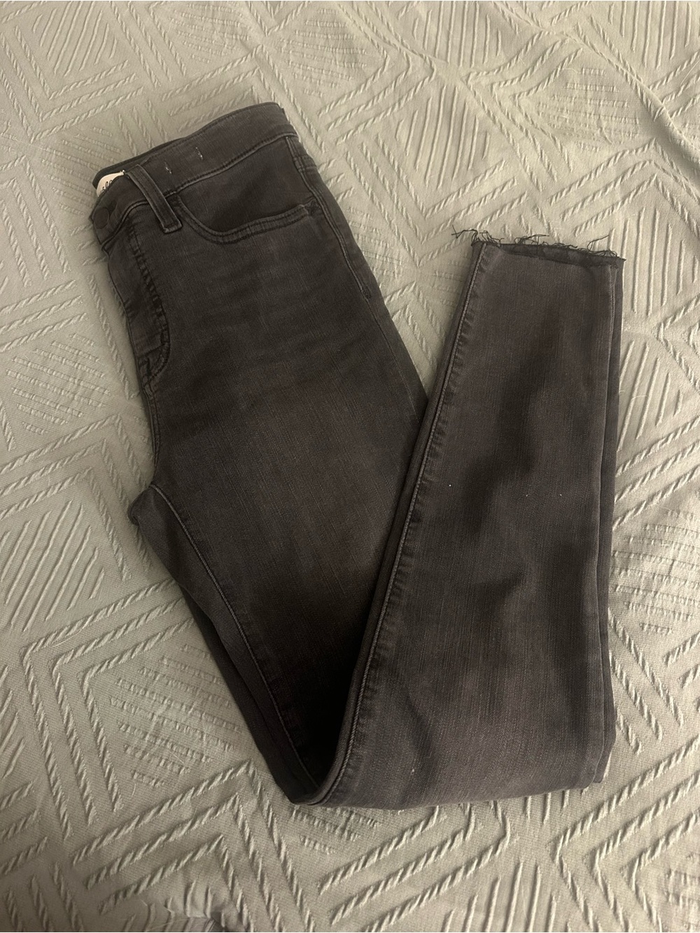 Madewell Charcoal Black Skinny Jeans